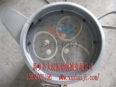 浙江砂轮厂订购的全不锈钢振动筛分机正在生产